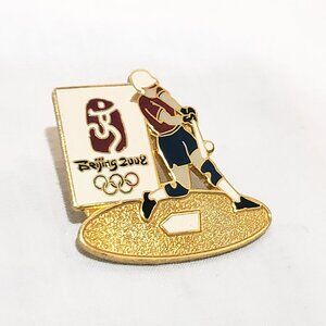 Beijing Olympics Baseball Womens Softball 2008 Lapel Pin 1"
